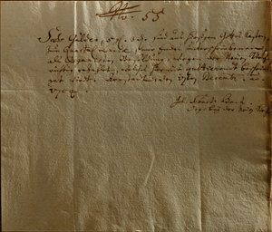 Reçu de rémunération, 17 décembre 1704 - Johann Sebastian Bach